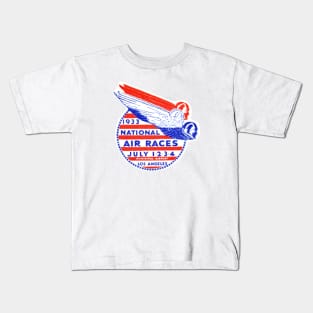 1933 National Air Races in Los Angeles Kids T-Shirt